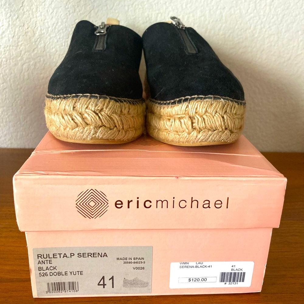 Eric Michael Espadrilles 41 Black - image 1
